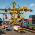 Overslagbedrijf logistiek: containers, kranen en vervoer op terminal